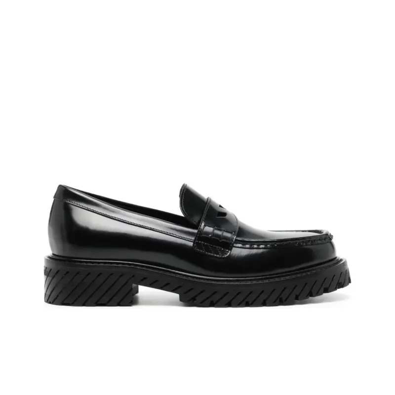 OFF WHITE Combat Loafer Black Women's-1