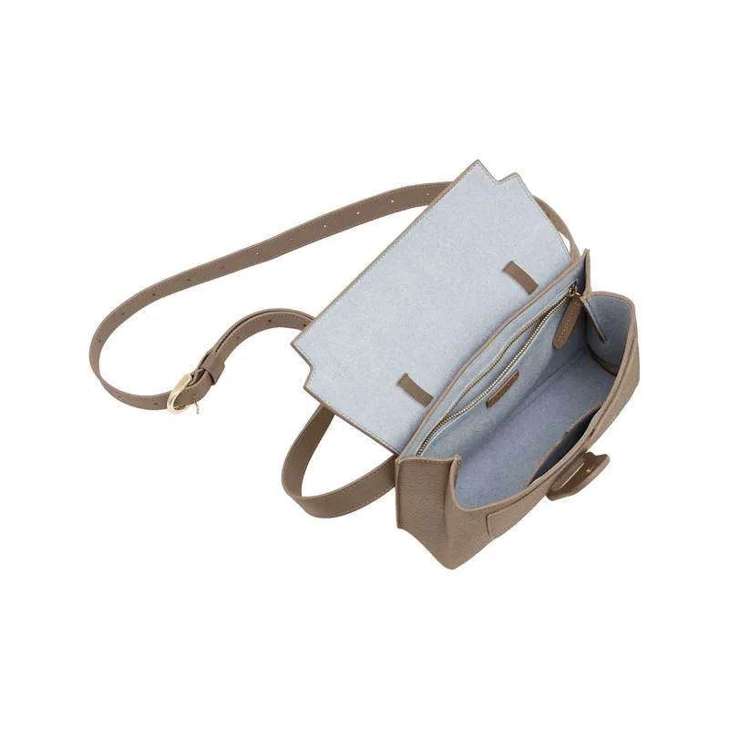 SENREVE Cow Leather One Shoulder Crossbody Fanny Pack Regular Women's Latte-1