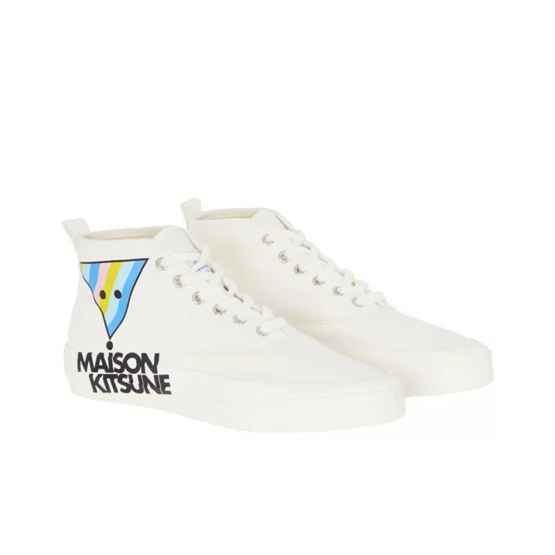 Maison Kitsune High Top Canvas Shoes-2