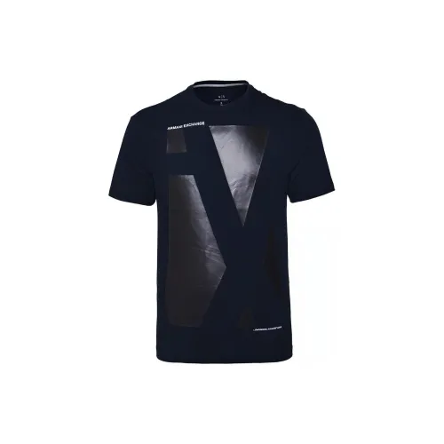 ARMANI EXCHANGE T-Shirts Men Navy Blue