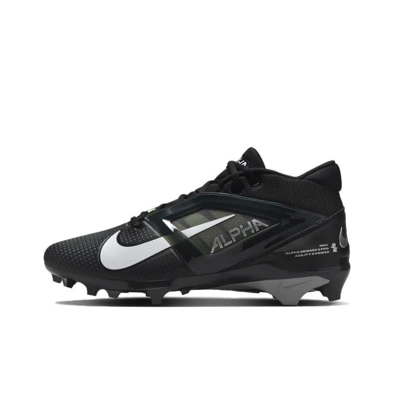 Nike Alpha Menace 4 Pro Black Light Smoke Grey White-0