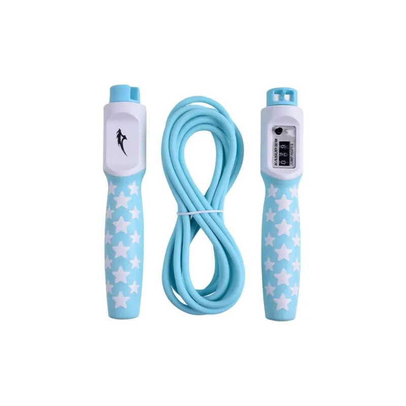 KASUP Sports & Fitness Mechanical Counting Jump Ropes Adults Handle Material PVC, Rope Material Rubber 2.8m-2