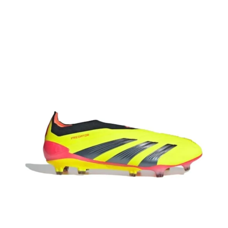 Adidas Predator 24 Elite Laceless Fg Team Solar Yellow Core Black Solar Red-1