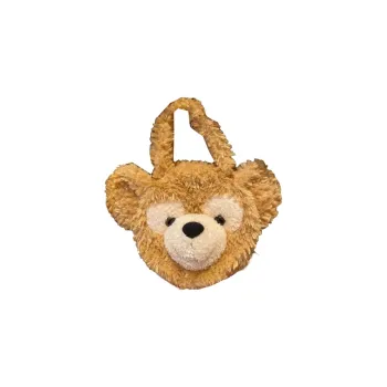 Disney Plush Handbag Medium Size Women's Brown
