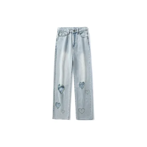 BENGEN Jeans Women's Light Blue