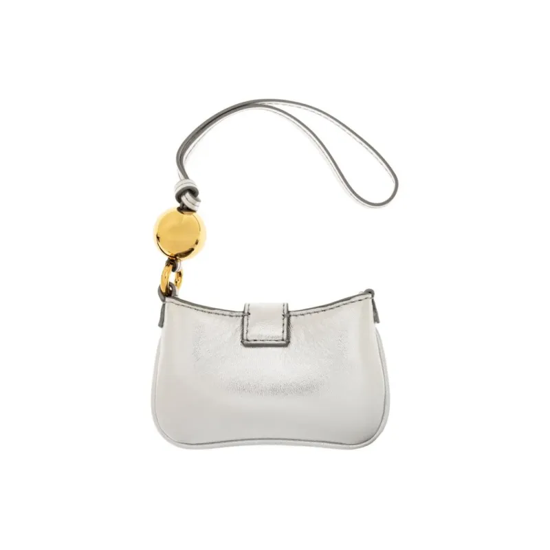 Jacquemus Lambskin Clutch Women's Silver-1