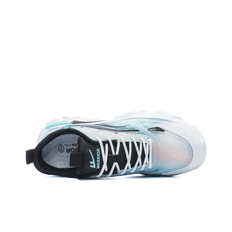 Warrior Cushioning Wear-Resistant Chunky Sneakers Men's Green Black-2