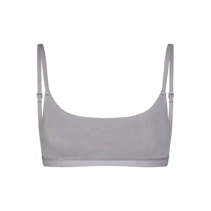 SKIMS COTTON Collection COTTON JERSEY SCOOP BRALETTE Bra Women's Pacific-0