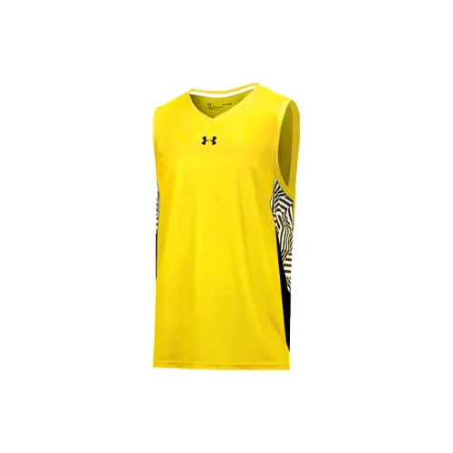 Under Armour Basketball Jerseys Men Yellow