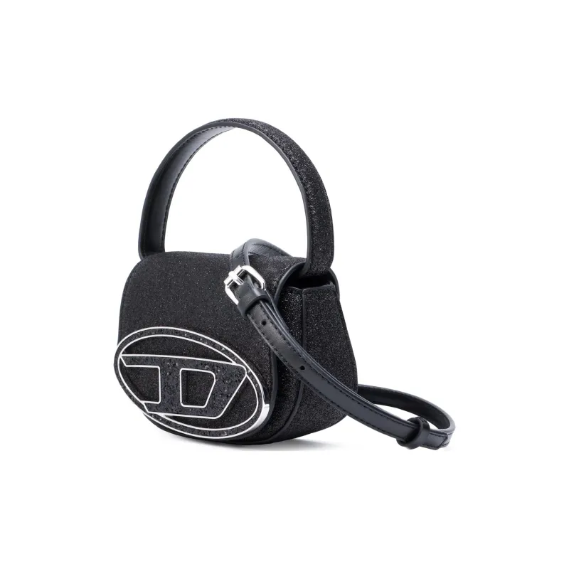 DIESEL Fabric Handbag Shoulder Bag Women's Black-1