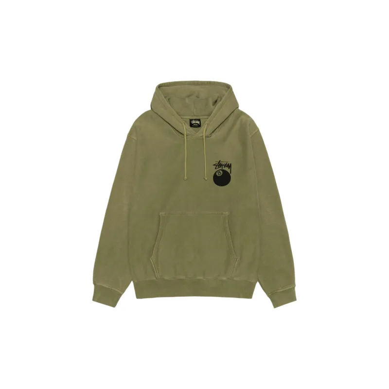 Stussy SS24 Ball Hoodie Pigment Dyed in Khaki Black XL POIZON