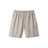 [Cropped-Men's]Tea Gray Stripes