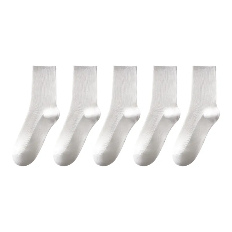 XXLLG Mid Calf Socks Women's 5 Pack-12