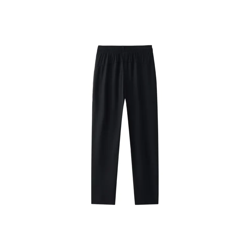 K-bird Casual Pants Unisex Flat Black-1