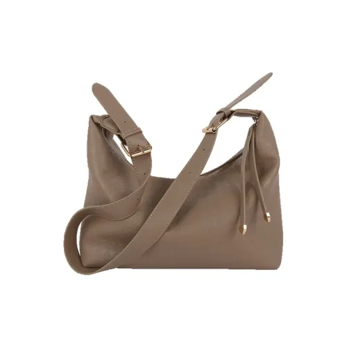 CHISIY Artificial Leather Pillow Bag Shoulder Bag Crossbody Bag Regular Women's Khaki