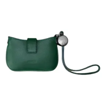 Jacquemus Lambskin Clutch Women's Dark Green