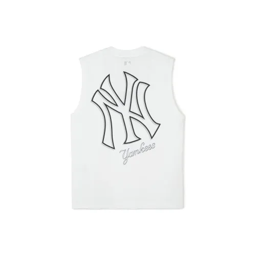 MLB Tank Tops Unisex Off White