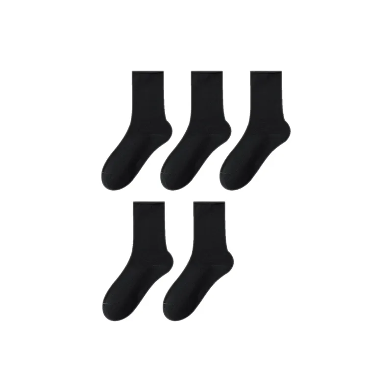 MIIOW Mid Calf Socks Women's 5 Pack-0