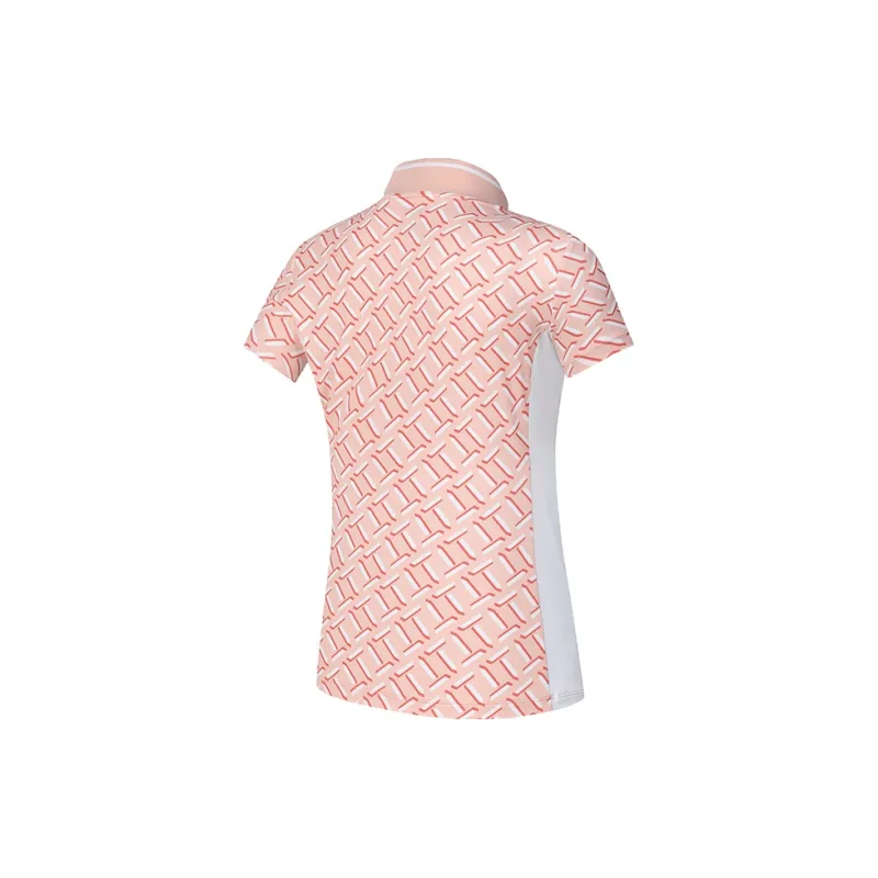 FILA Polo Shirts Women's Peach Ice Cream Powders-2