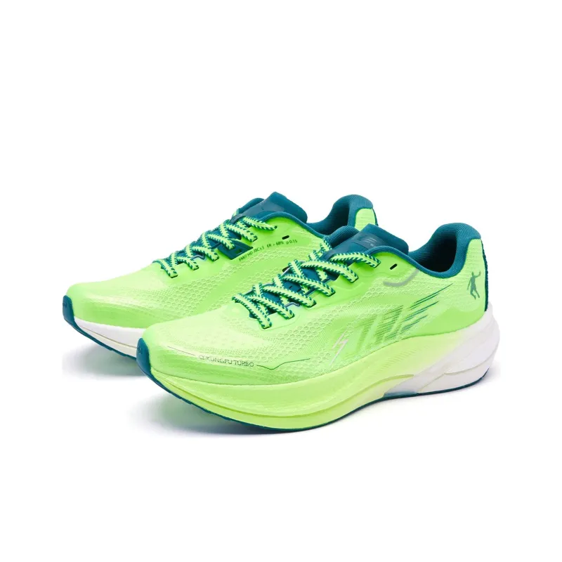 QIAODAN Running Shoes Men Low Top Flying Shadow Green/Abyss Green-2