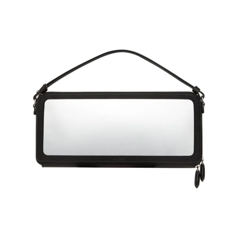 COURREGES Cloud Logo Plaque Zipped Shoulder Bag-1