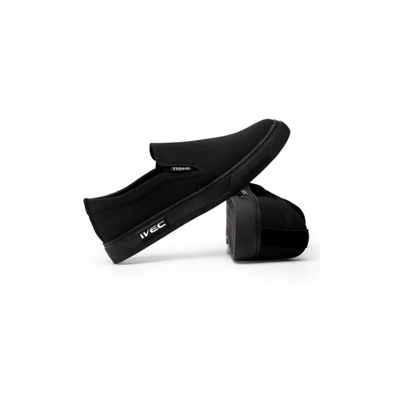 YEDANI Casual Shoes Men Low Top Black-3