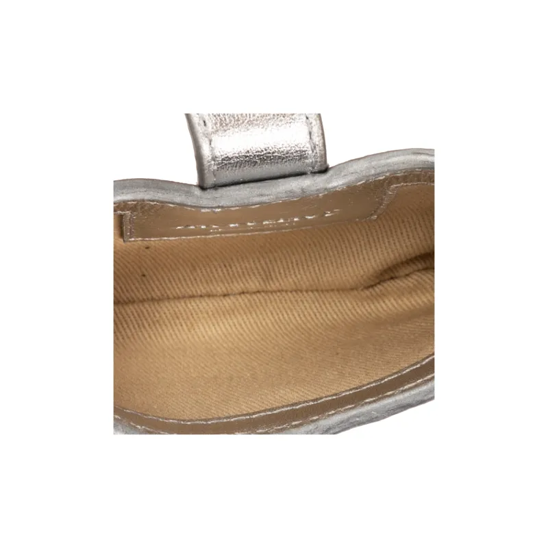 Jacquemus Lambskin Clutch Women's Silver-3