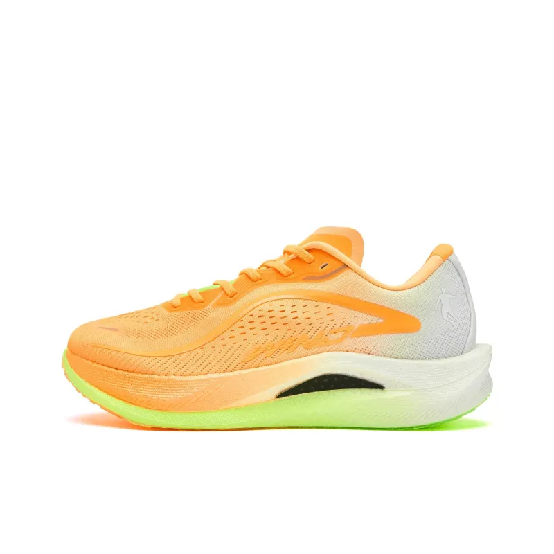 QIAODAN Strong Winds 2.0 Cushioning Anti Slip And Wear Resistant Low Top Running Shoes Men's Orange-0