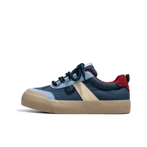 HUANQIU Canvas Shoes Men Low-Top