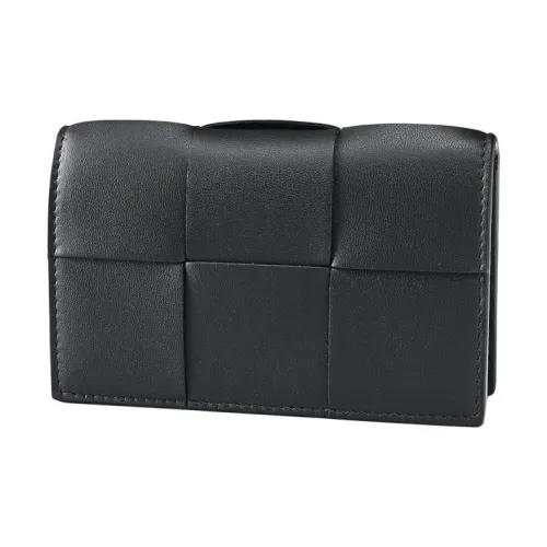 Bottega Veneta Sheepskin Card Holder Women's Black