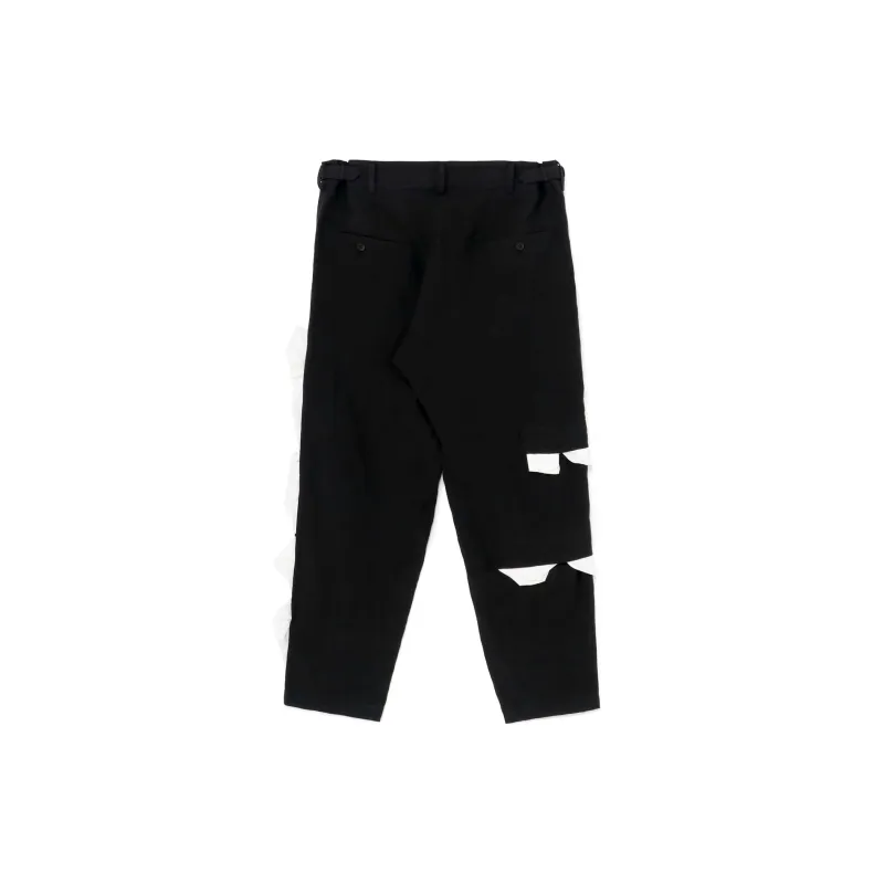 Yohji Yamamoto SS24 Casual Pants Men's Black-1