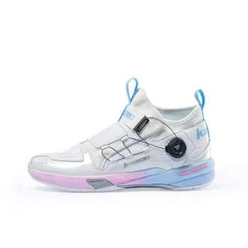 Kawasaki Cushioned Wear Resistant Breathable Quick Drying Mid Top Badminton Shoes Unisex