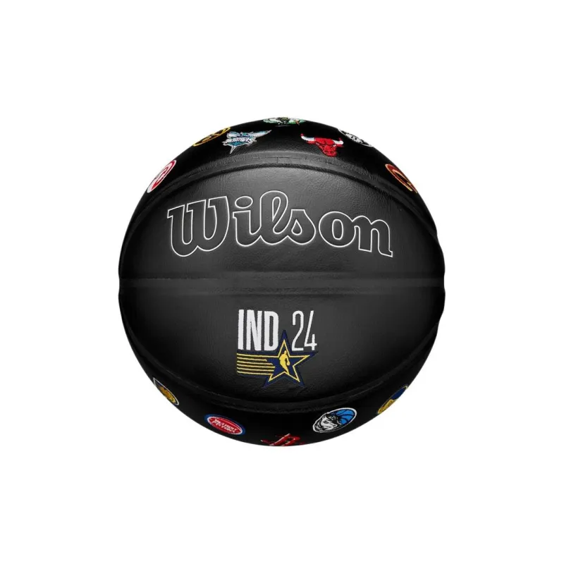 Wilson Genuine Leather Basketball Black Size 7 Ball Training Unisex-0