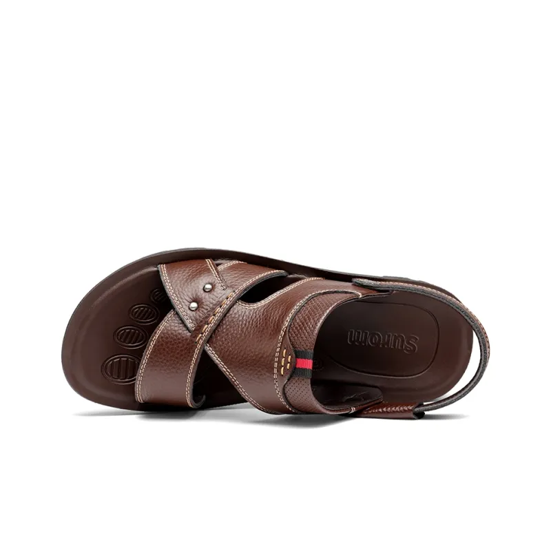 Sonno Beach Sandals Men Brown/Black-3