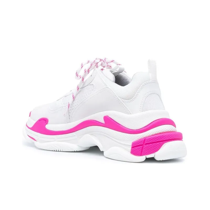 Balenciaga Triple S Fluo Pink White-3
