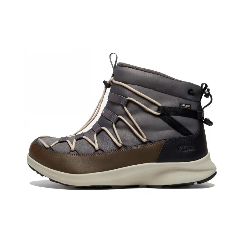 KEEN Uneek Snk Chukka WP Outdoor Shoes Men's Gray Black-0
