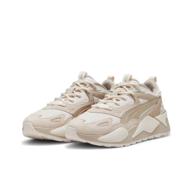 PUMA RS X Cushioning Wear Resistant Low Top Casual Shoes Unisex Ecru-2