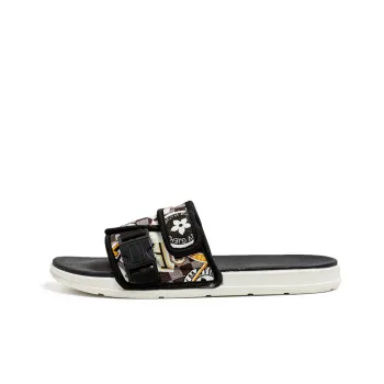 Locke Rubber Sole Quiet Slide Slippers Unisex