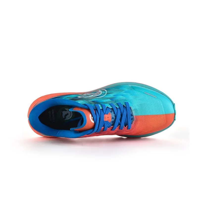 GRONELL Cushioning Anti Slip Wear Resistant Breathable Quick Dry Lightweight Low Top Running Shoes Unisex Orange-3