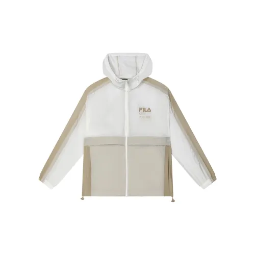 FILA Jackets Men Cloud White