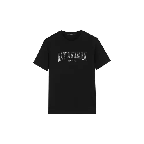 DAVID NAMAN T-Shirts Men Black