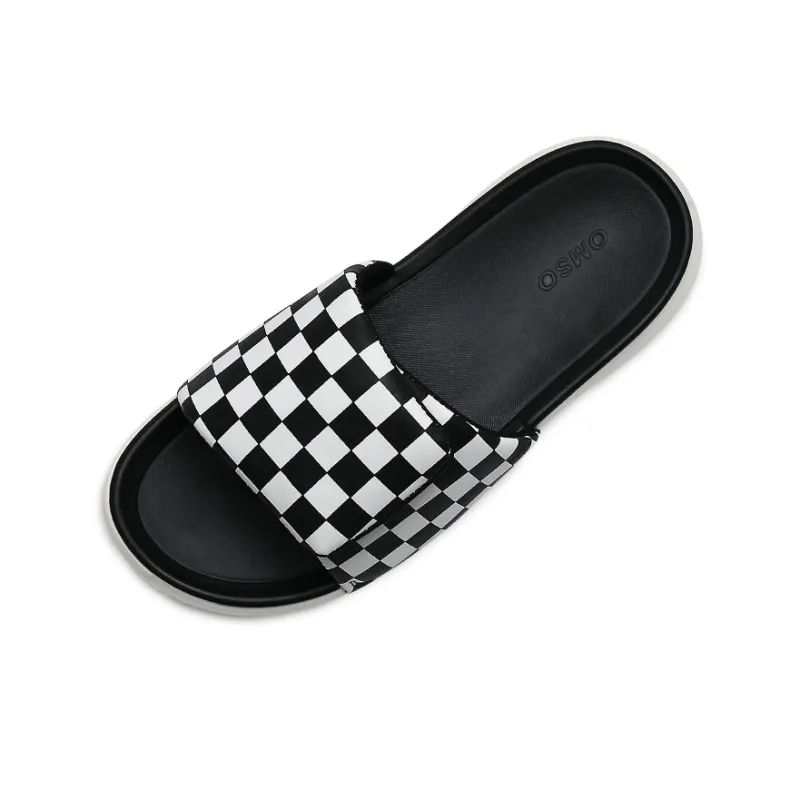 OMSO Slide Slippers Unisex Black-2