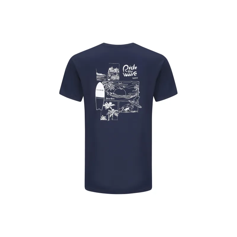 DECATHLON T Shirt Men's Navy Blue-1