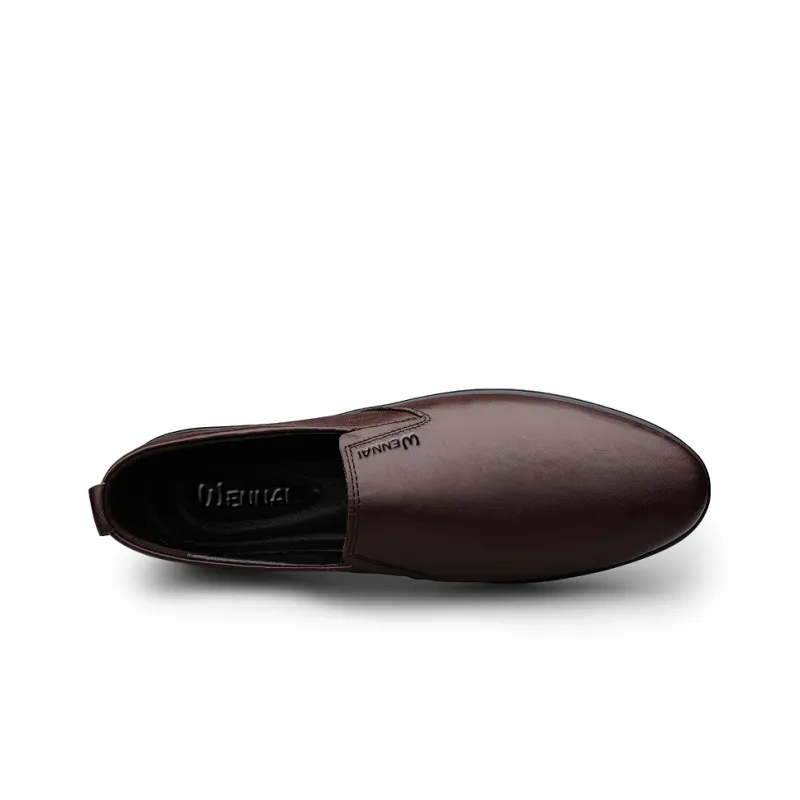 Wen Nai Casual Shoes Men's Brown-4