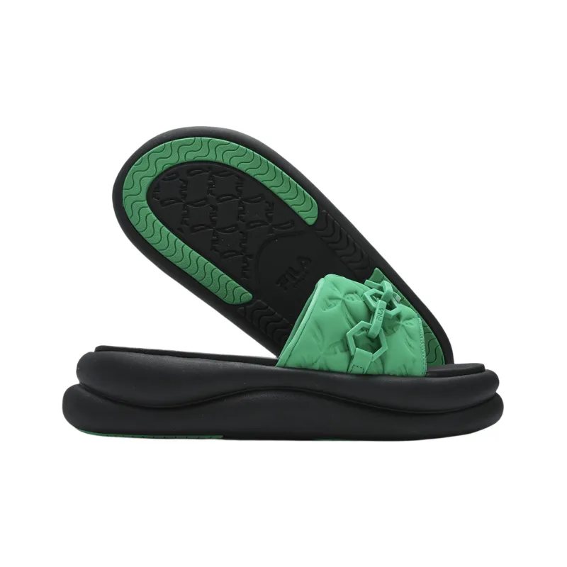 FILA SPONGE Quick Dry Slide Slippers Women's Green-3