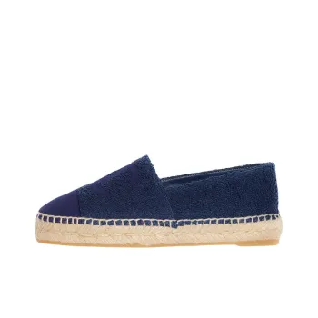 CHANEL Casual Single Shoes Women's Marine Blue