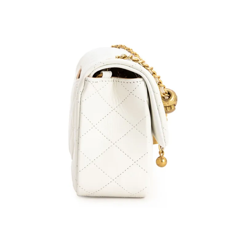 VENOF Chanel Inspired Crossbody Bag, Shoulder Bag, Trumpets Women's Black/White/Blue-12
