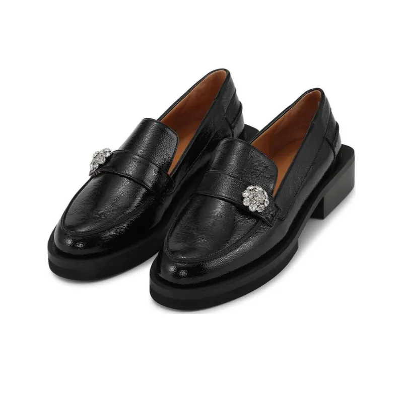 GANNI Loafers Women's Black-3
