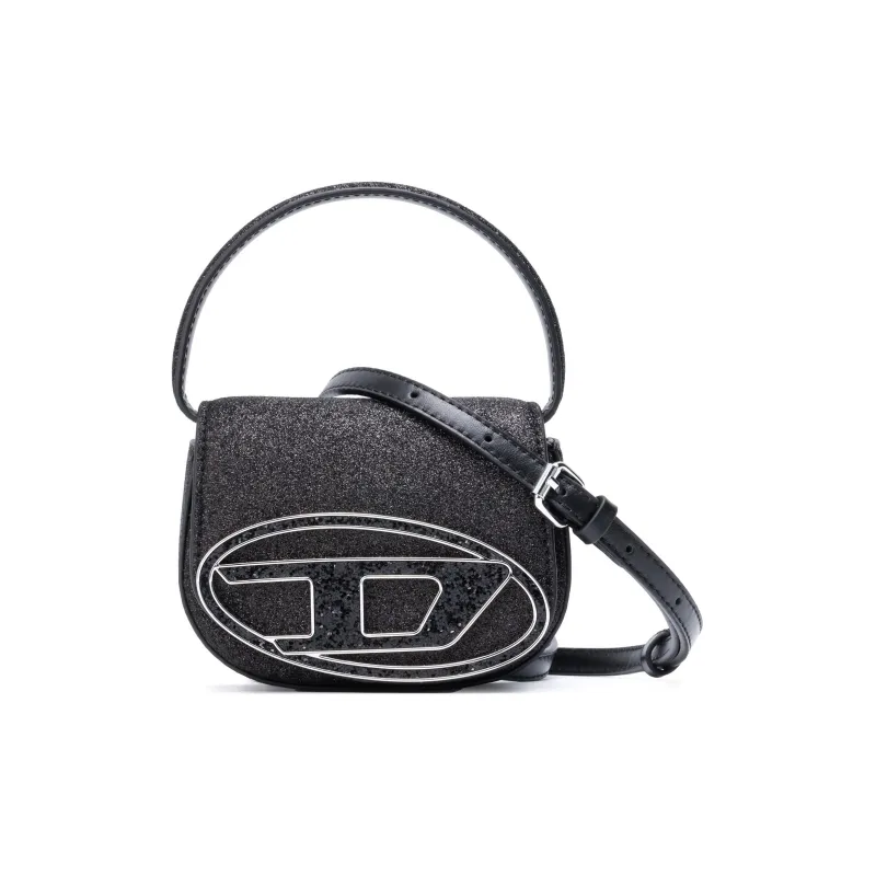 DIESEL Fabric Handbag Shoulder Bag Women's Black-0