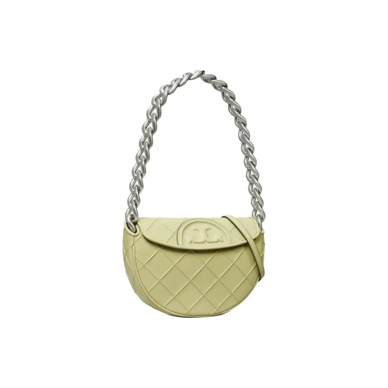 TORY BURCH Fleming Sheepskin Crossbody Bag Shoulder Bag Mini Women's Olive Green-2